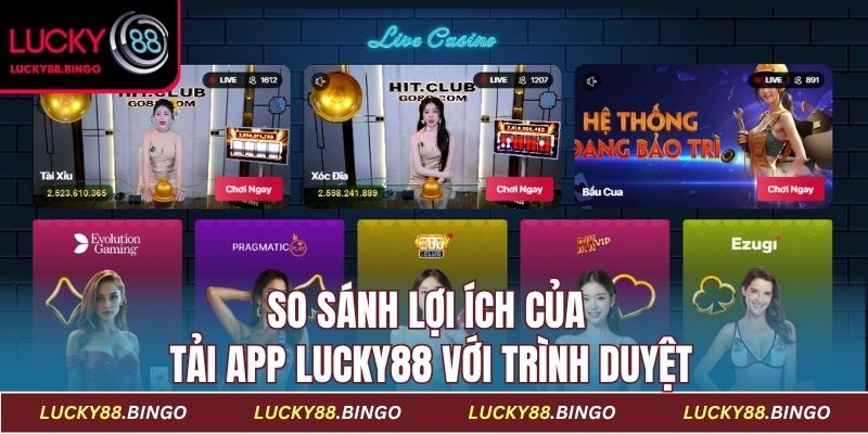 Tải app Lucky88 là lựa chọn hoàn hảo nhất